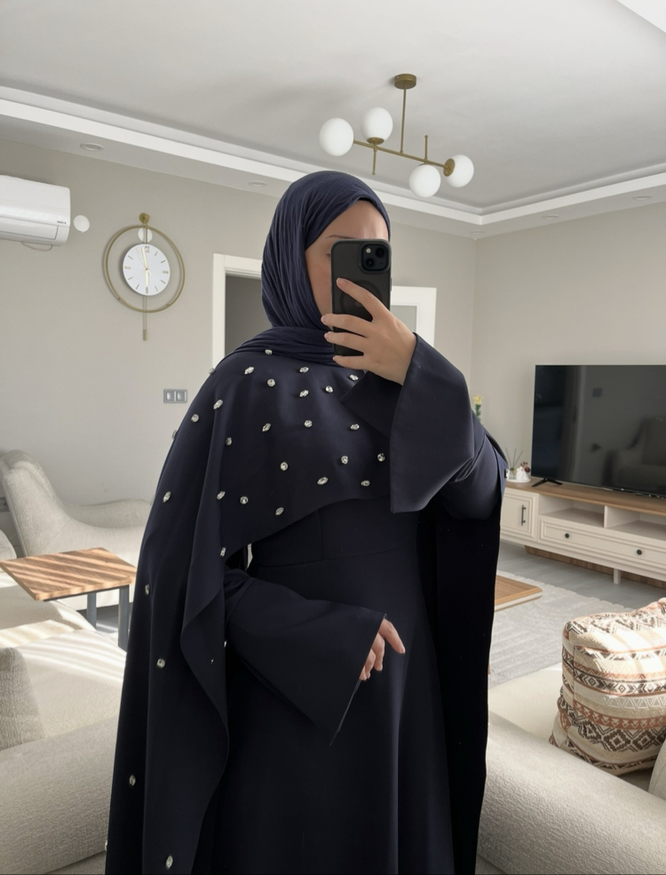 ASİL LACİVERT ABİYE