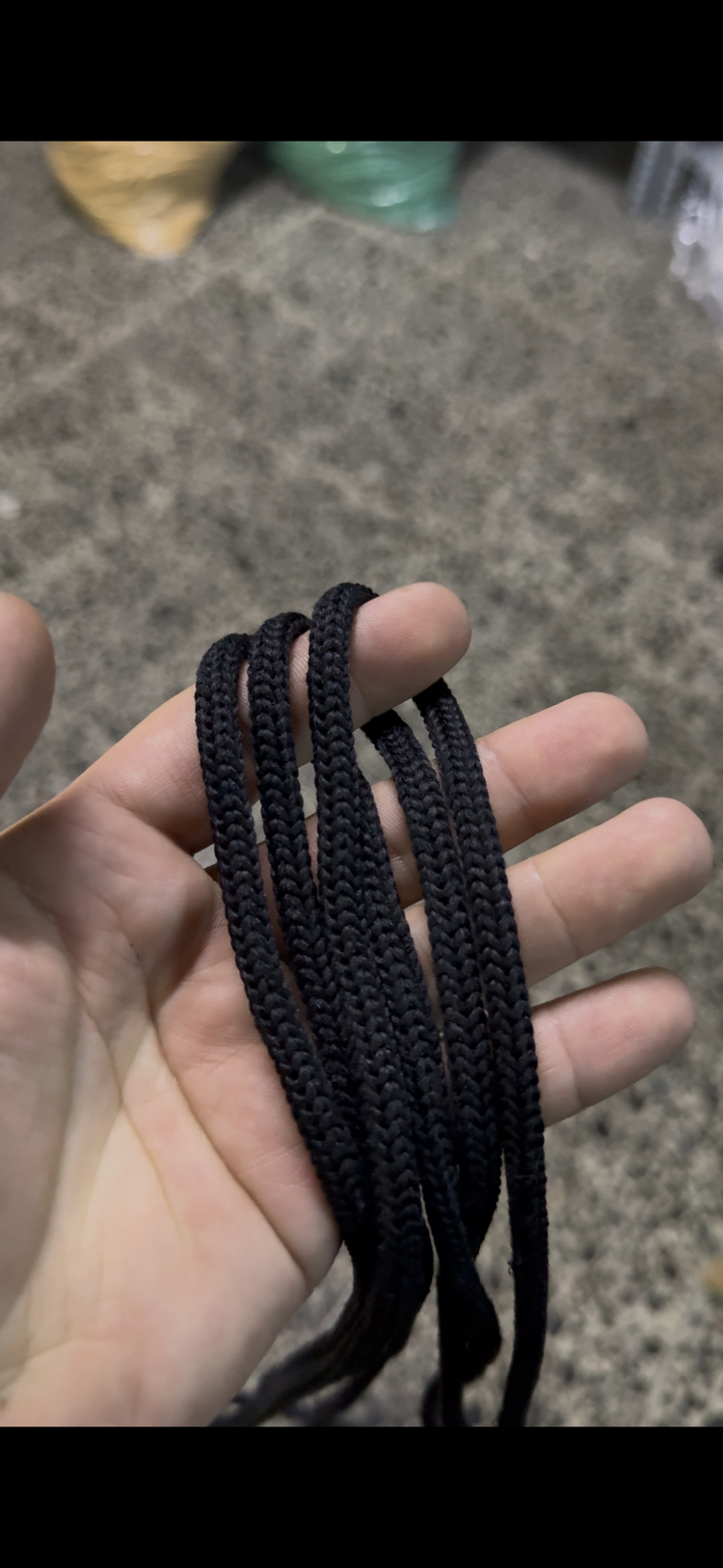 POLYESTER 6MM İÇİ BOŞ İP (1KG)