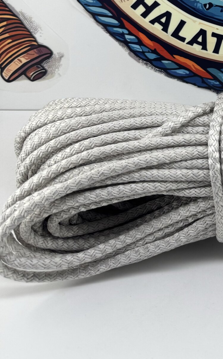 DOLGULU POLYESTER KORDON İP (GÜMÜŞ GRİ) 1KG