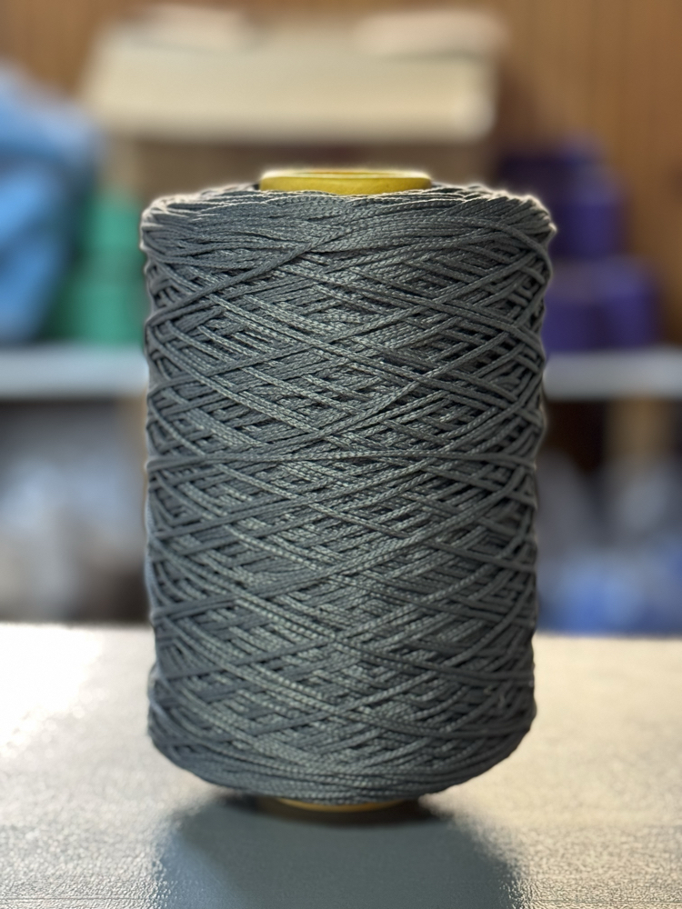 3MM POLYESTER ANTRASİT MAKROME İPİ (1KG)