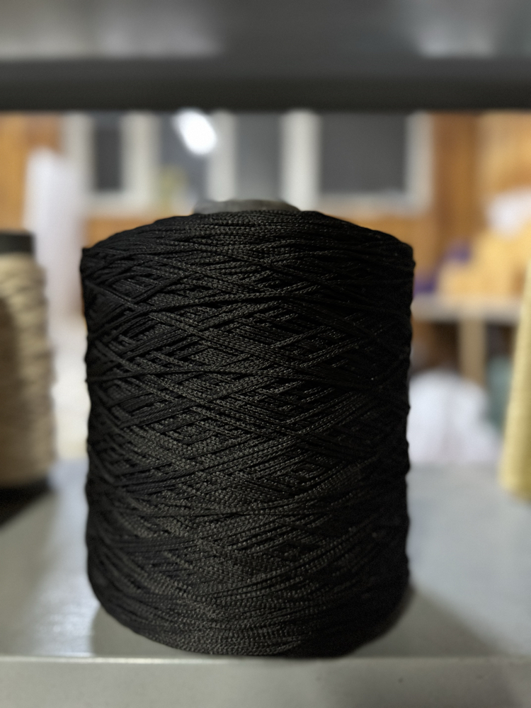 3MM SİYAH POLYESTER MAKROME İPİ (1KG)
