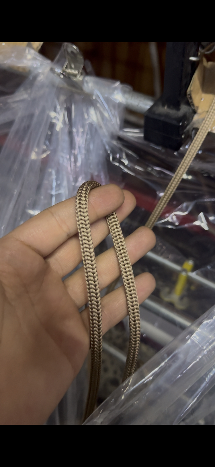 POLYESTER 6MM İÇİ BOŞ İP (1KG)
