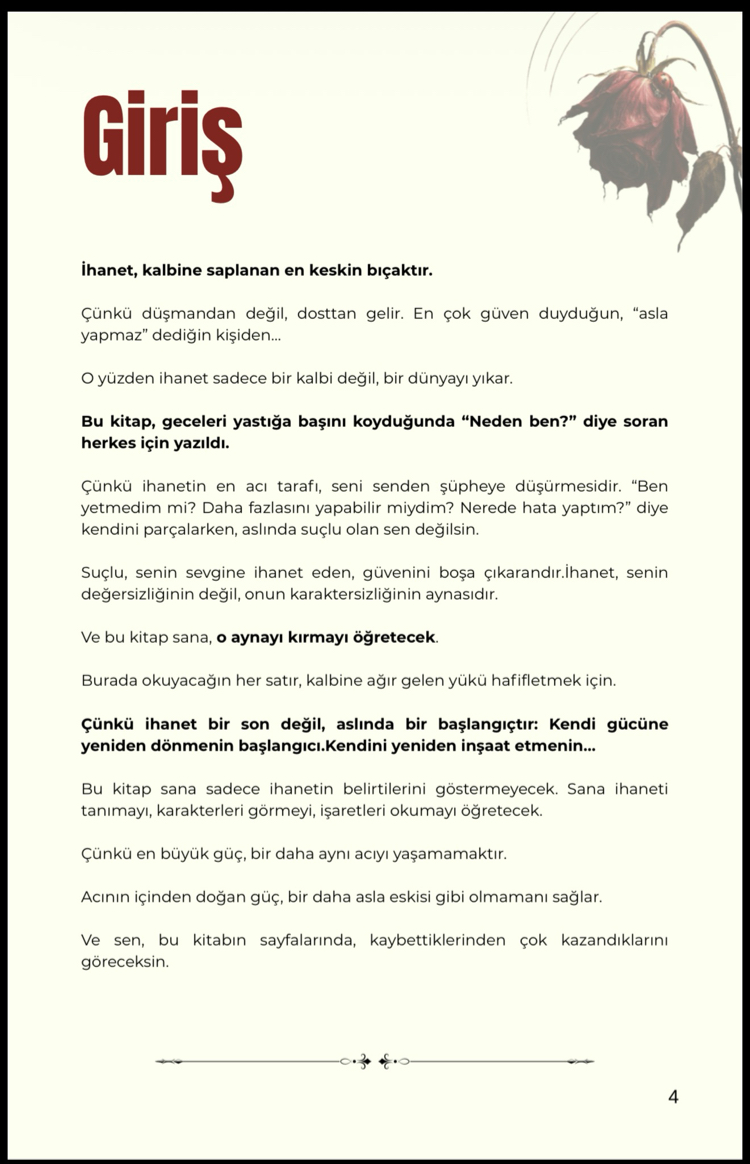 İhanet Bir Anda Başlamaz