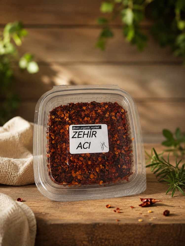 ZEHİR ACI PUL BİBER 100 Gr