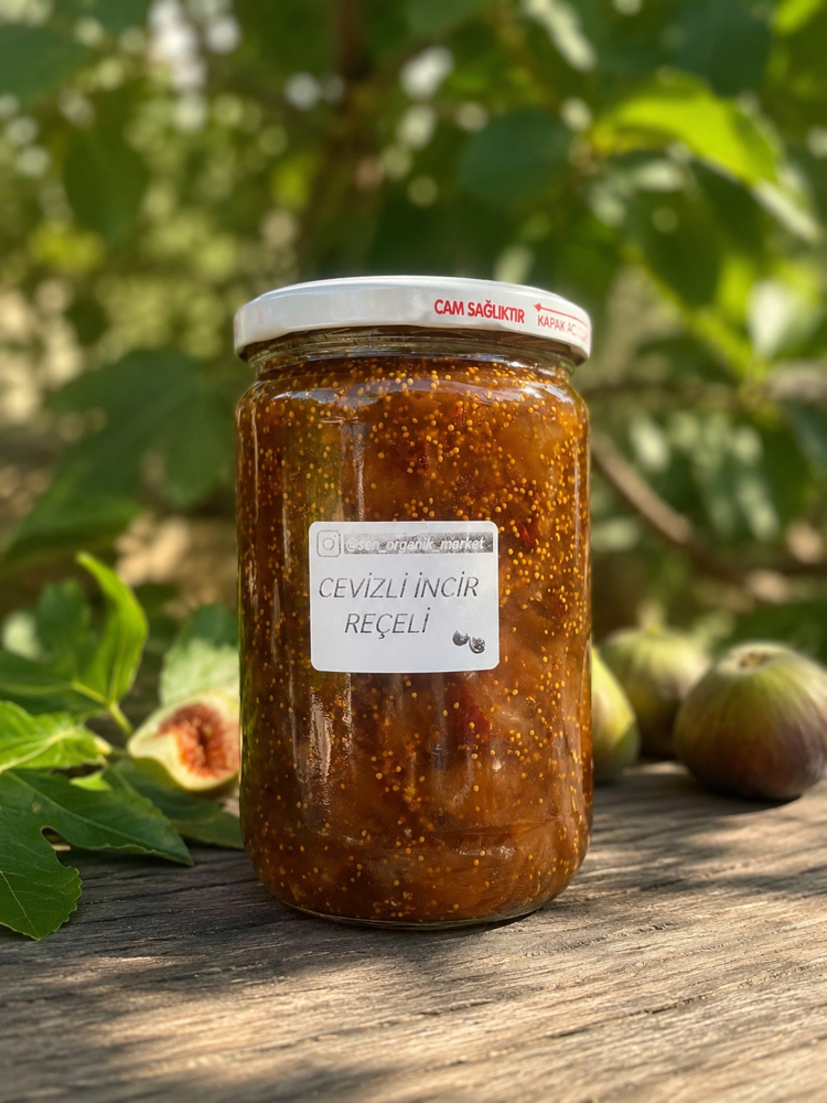 CEVİZLİ İNCİR REÇELİ 850 Gr