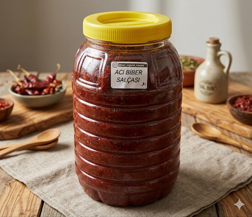 BİBER SALÇASI EL YAPIMI 3 Kg