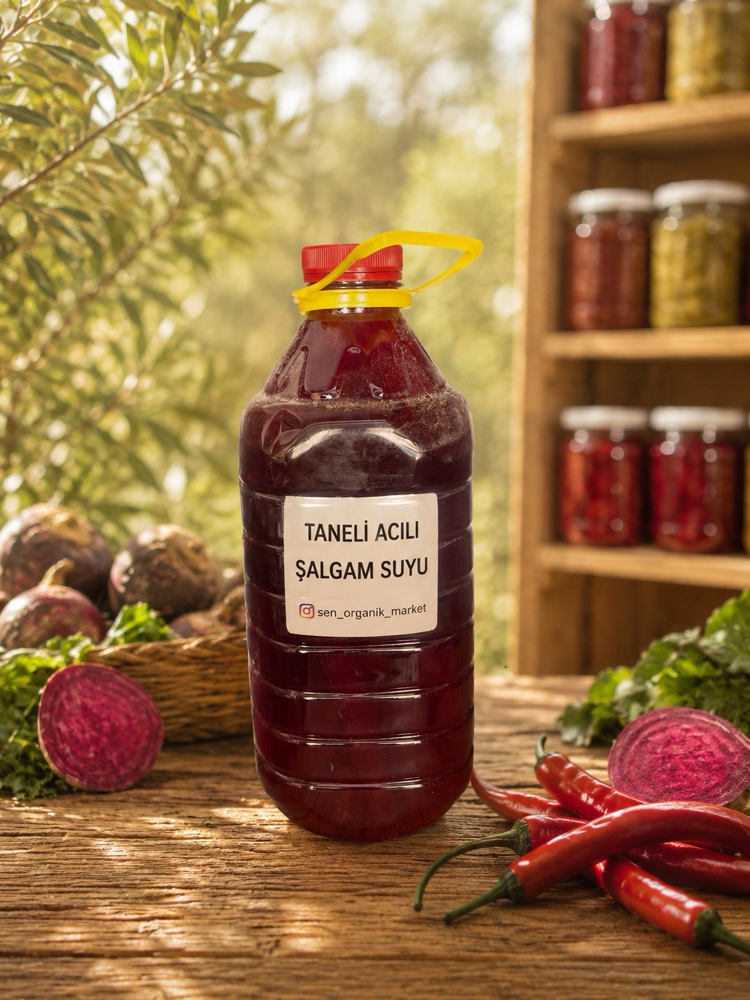 TANELİ ACILI ŞALGAM SUYU 3 Lt
