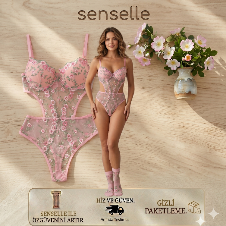 Senselle Kadın Spring Üçlü İç Çamaşır Takımı 