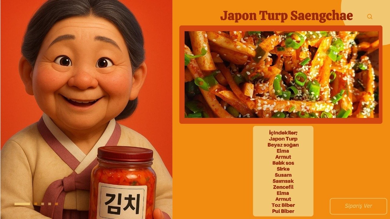 Japon Turp Saengchae 500gr
