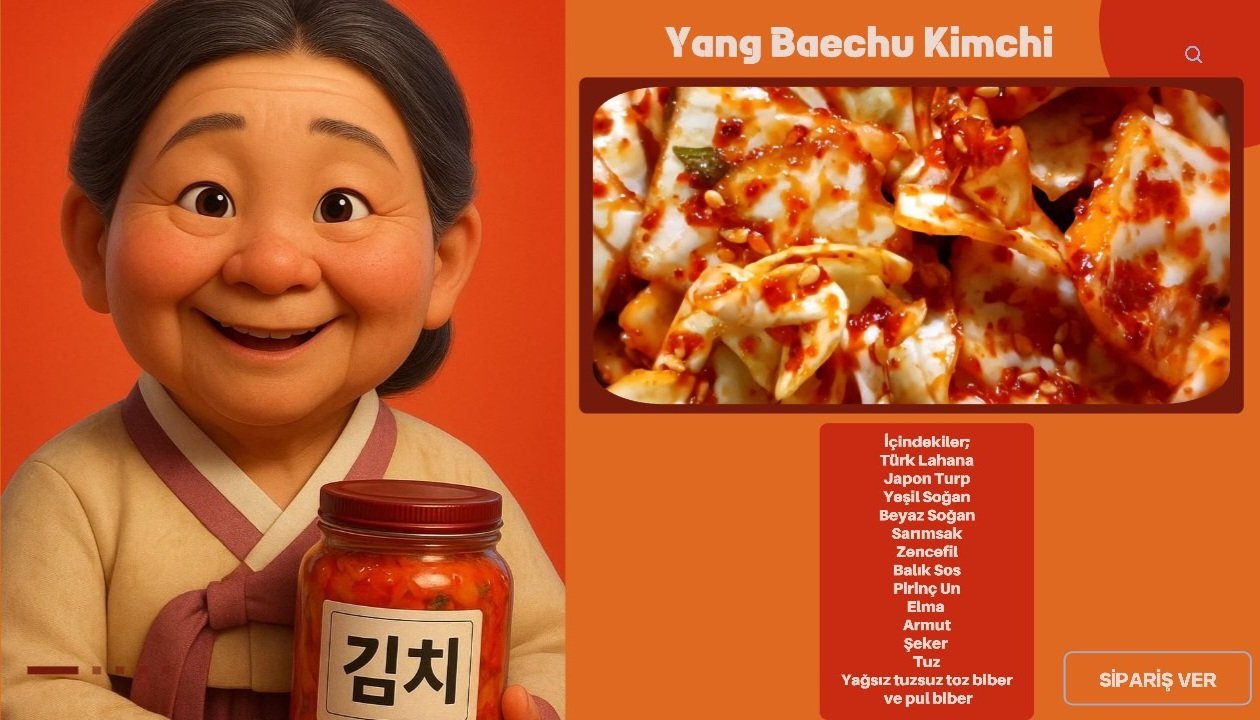 Yang Baechu  양배추 김치 1kg