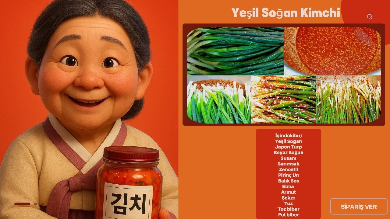 Yeşil soğan kimchi (파김치) 1kg