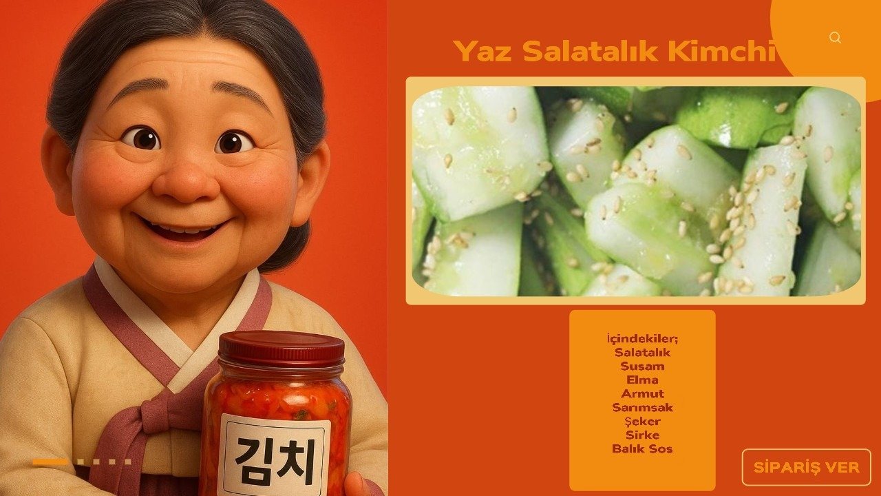 Yaz salatalık kimchi 오이김치 500gr