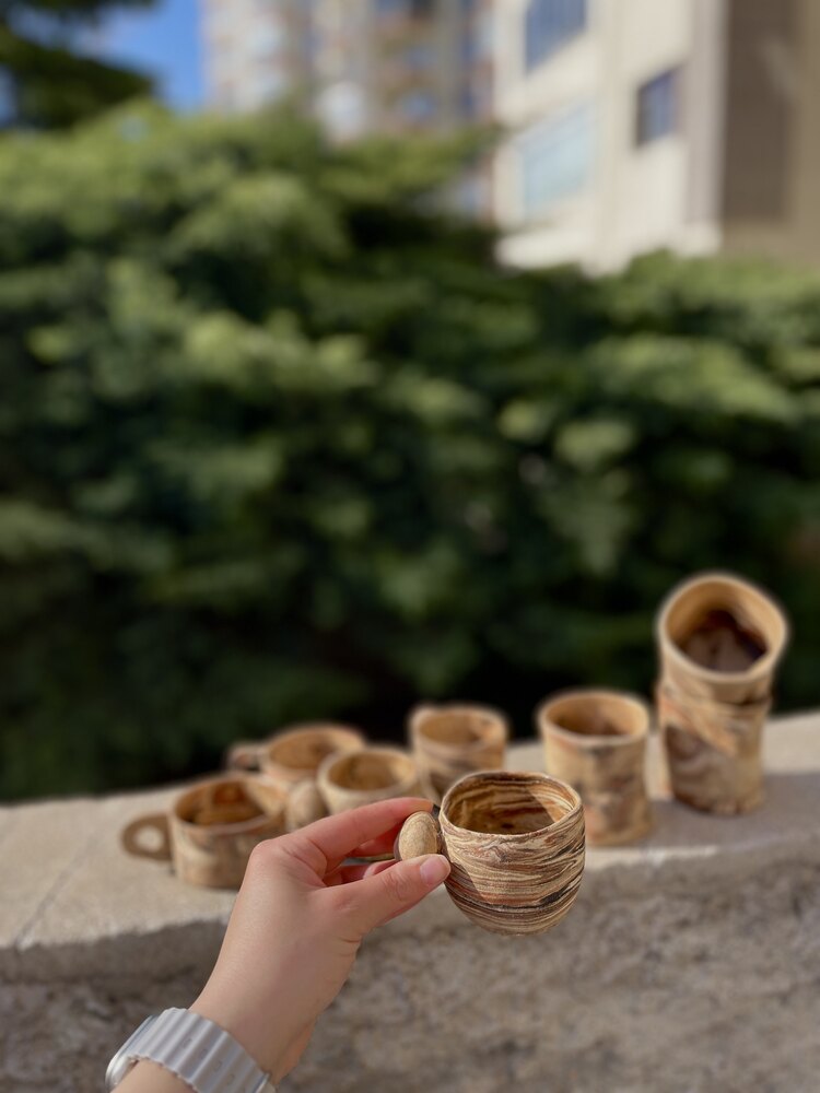 Güneş serisi oval mug