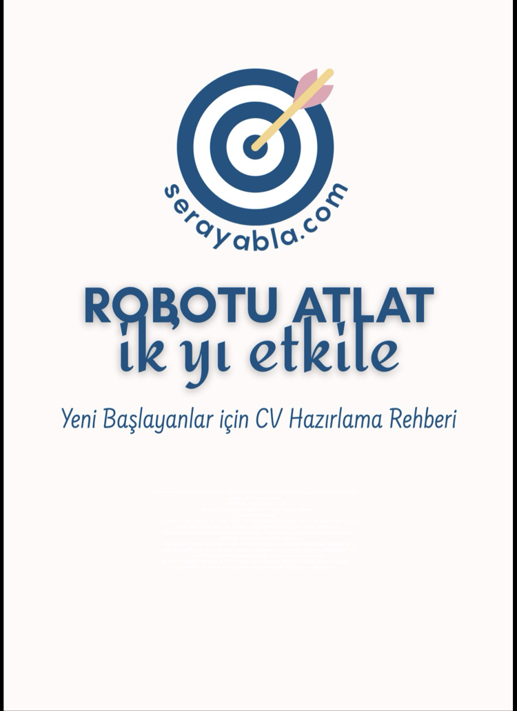 CV Hazırlama Rehberi (PDF) - Yeni Başlayanlar İçin