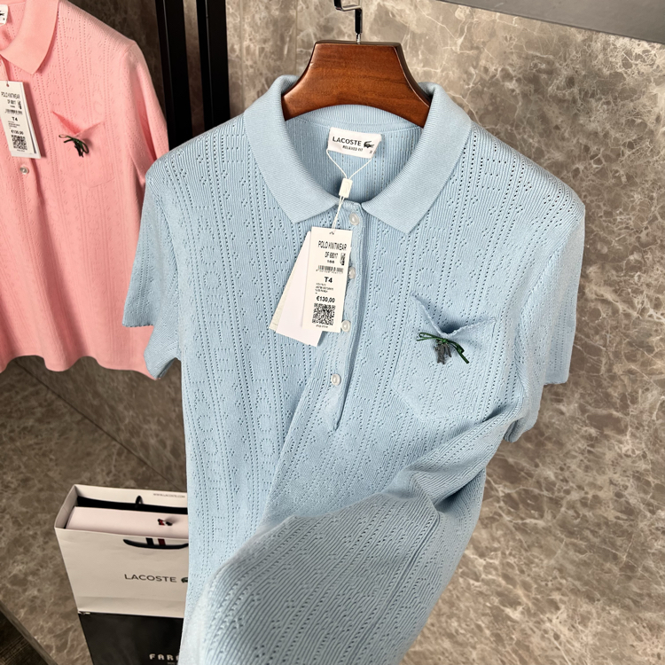 Lcst Kadın Triko Polo Yaka (bebe mavi)