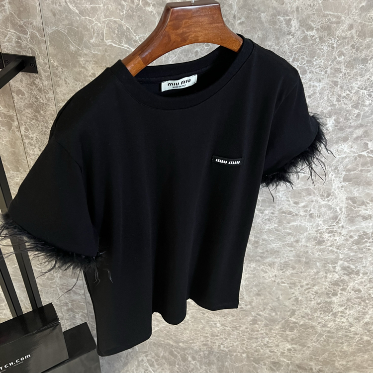 MiuMiu Premium Kadın T-shirt