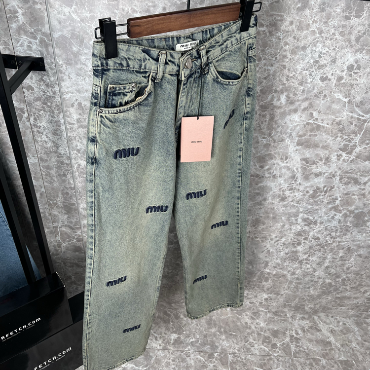 MiuMiu Kadın Jeans (oversize)