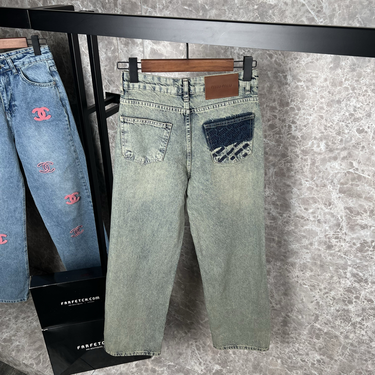 MiuMiu Kadın Jeans (oversize)