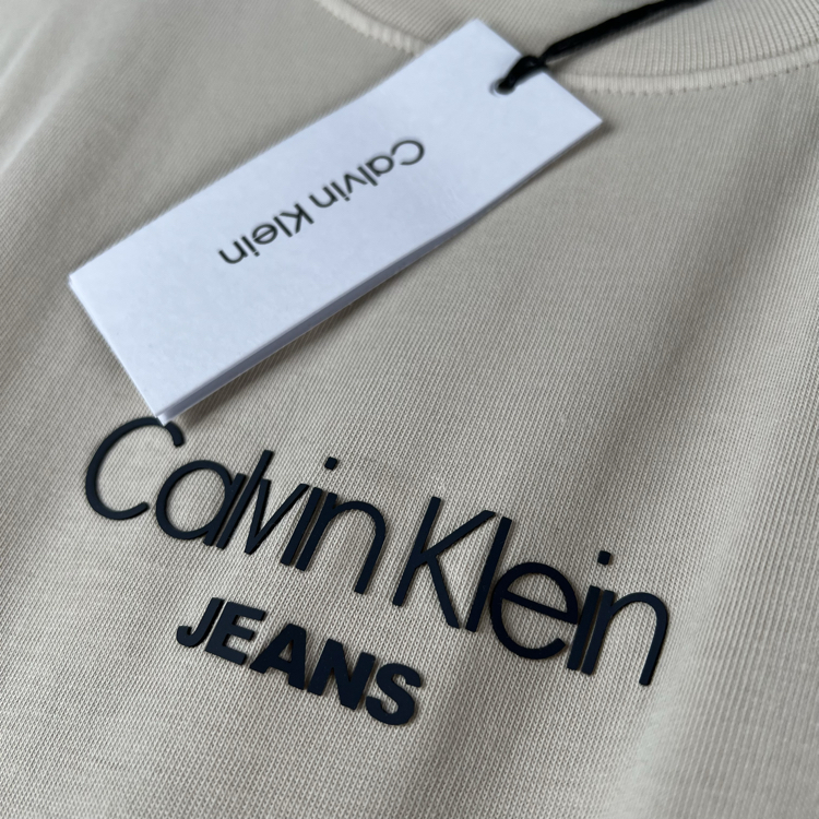 CK Premium T-shirt (bej)/(rahat kalıp)