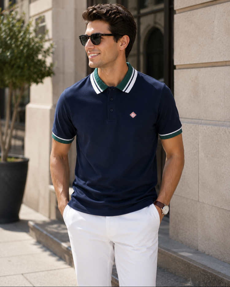 Casablanca Polo Yaka (Lacivert)
