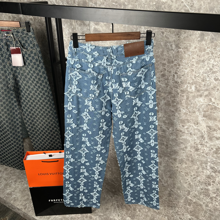 Louis Vuitton Liosel Kadın Jeans (oversize)