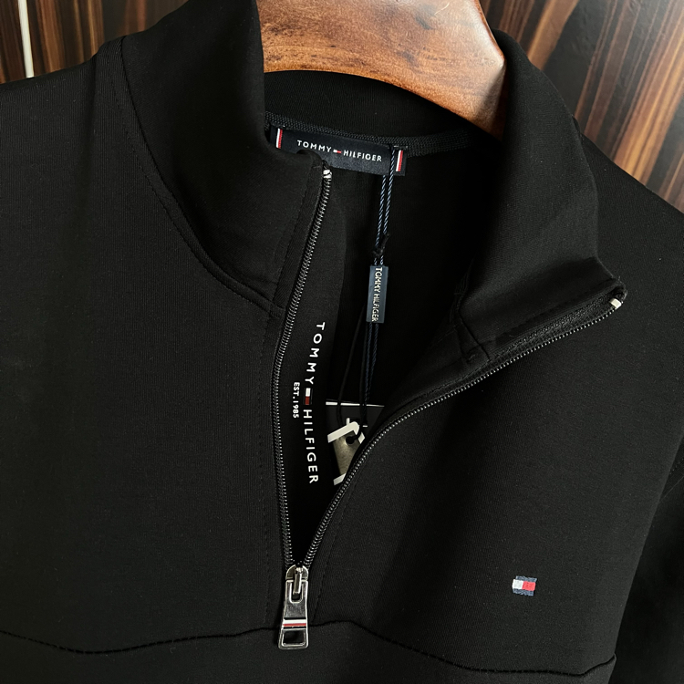 TH Yarım Fermuar Sweatshirt