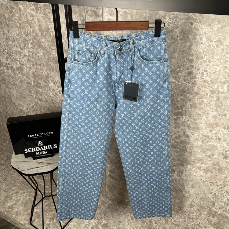 Louis Viutton Kadın Jeans (oversize)
