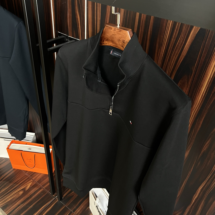TH Yarım Fermuar Sweatshirt