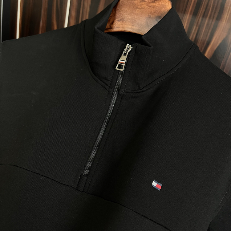 TH Yarım Fermuar Sweatshirt