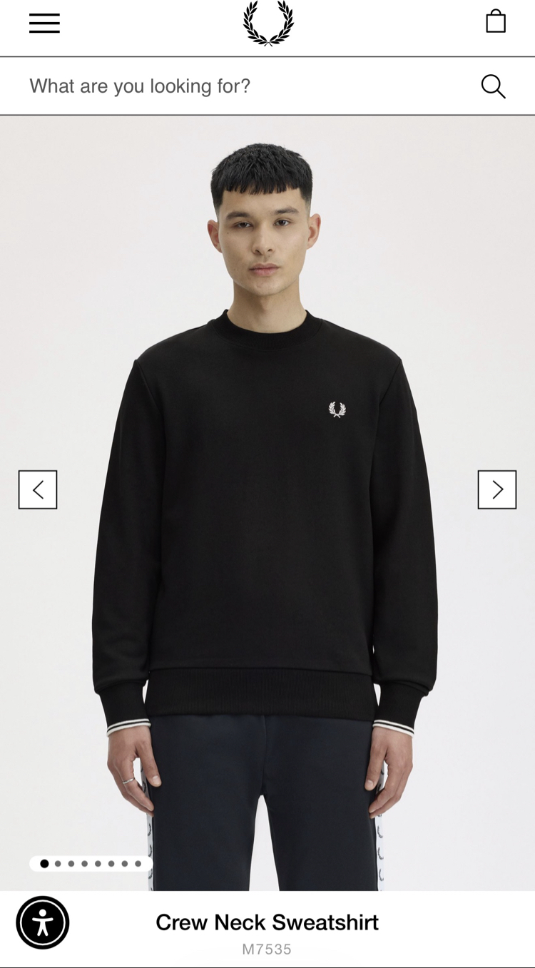 Fred Perry Premium Sweatshirt (Siyah)