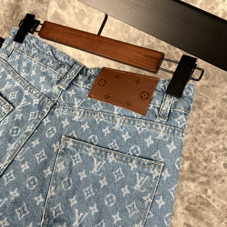 Louis Viutton Kadın Jeans (oversize)