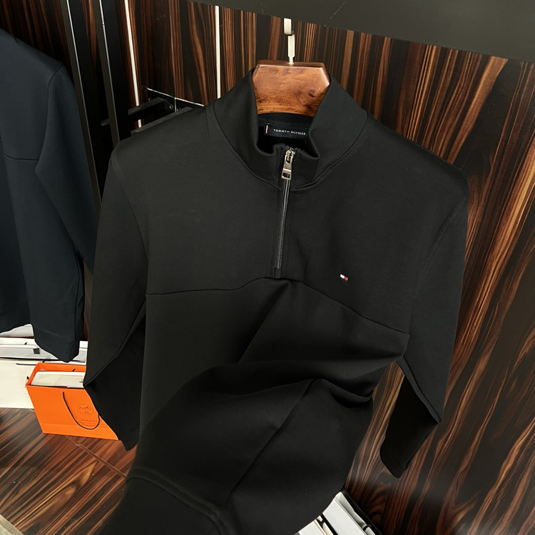TH Yarım Fermuar Sweatshirt