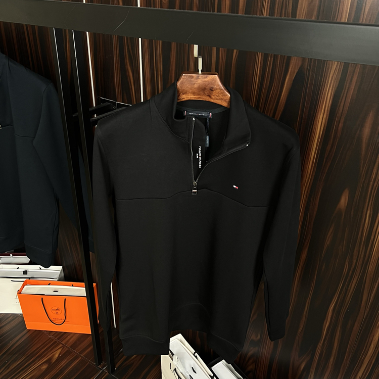 TH Yarım Fermuar Sweatshirt