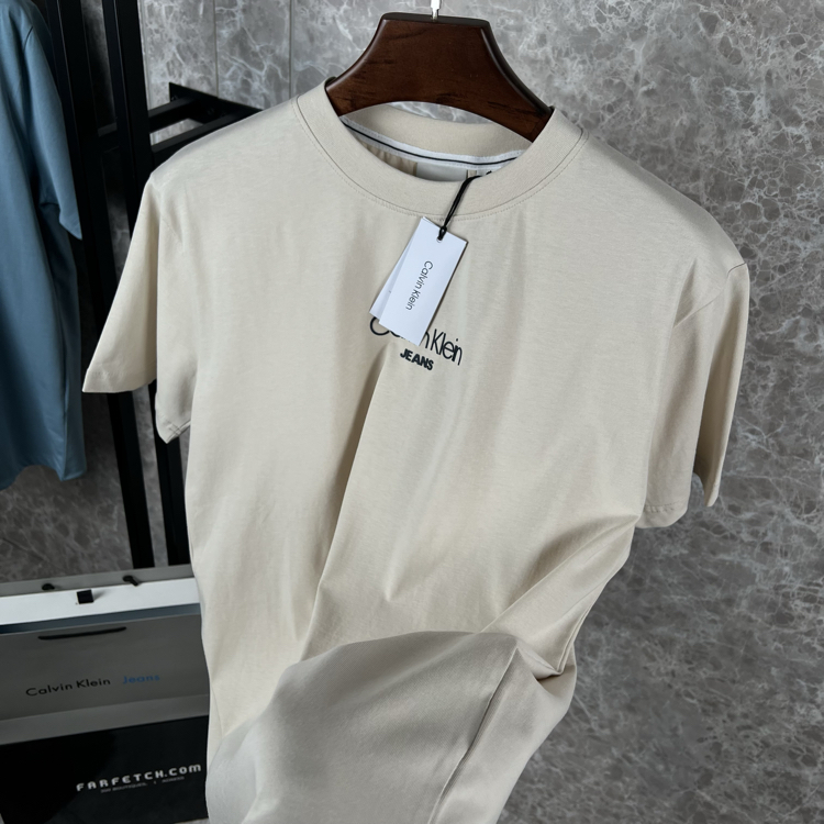 CK Premium T-shirt (bej)/(rahat kalıp)
