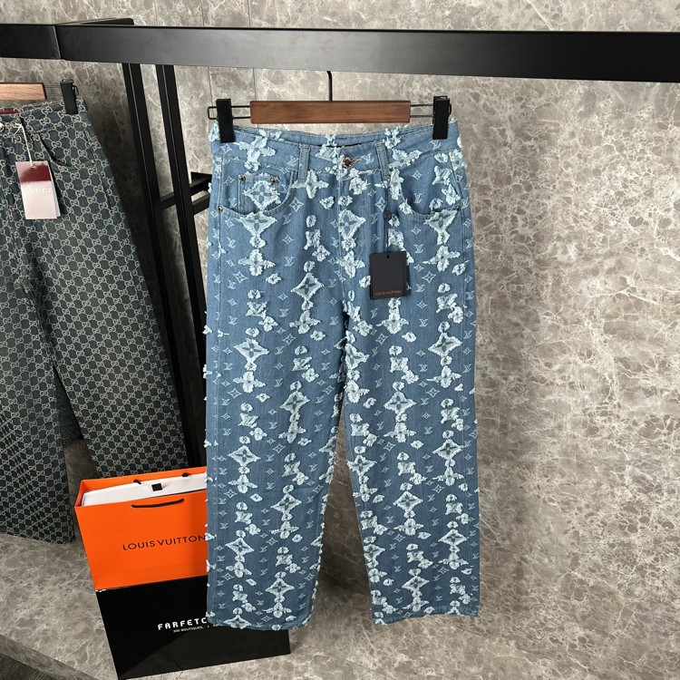 Louis Vuitton Liosel Kadın Jeans (oversize)