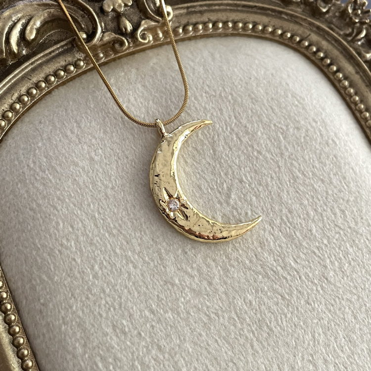 Çelik | Moon Kolye