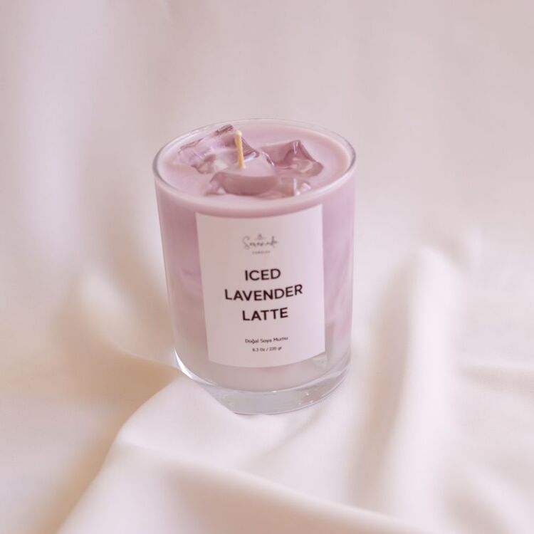 Iced Lavender Latte