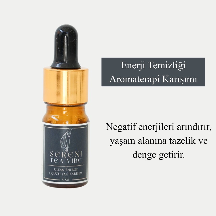 Enerji Temizliği – Damlalıklı Buhurdanlık Yağı Aromaterapi Karışımı 5 ml