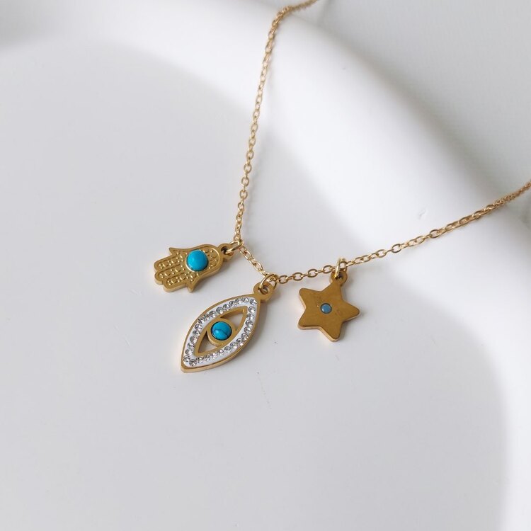 Charm Çelik Kolye