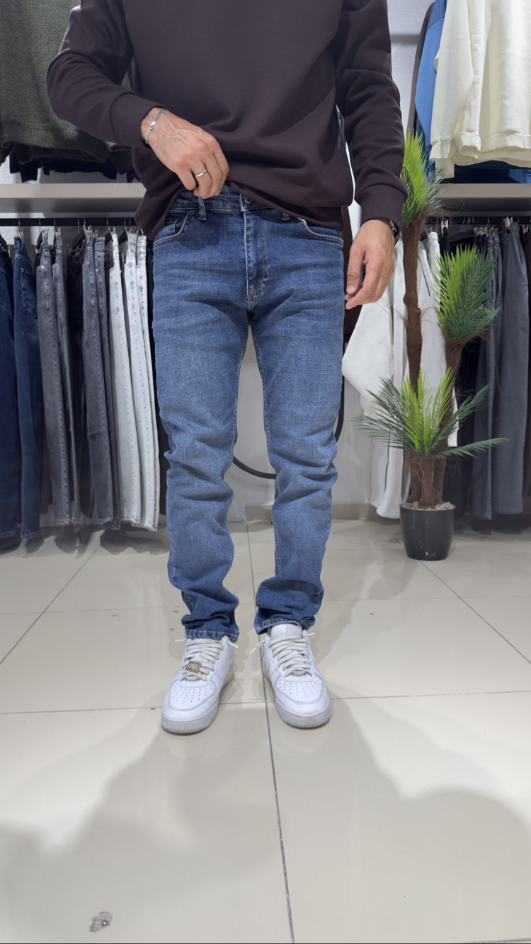 Regular Fit Jean Koyu Mavi 
