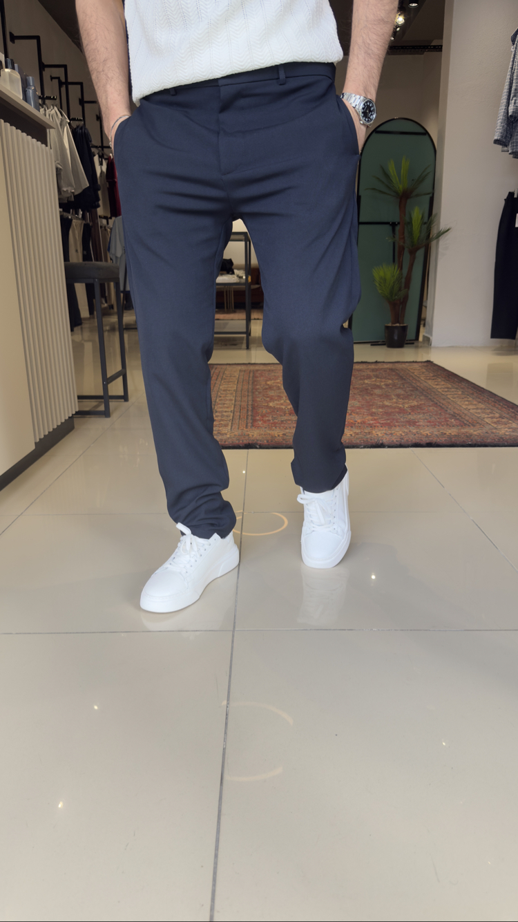 Regular Fit Kumaş Pantolon Lacivert