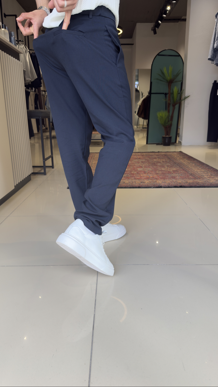 Regular Fit Kumaş Pantolon Lacivert