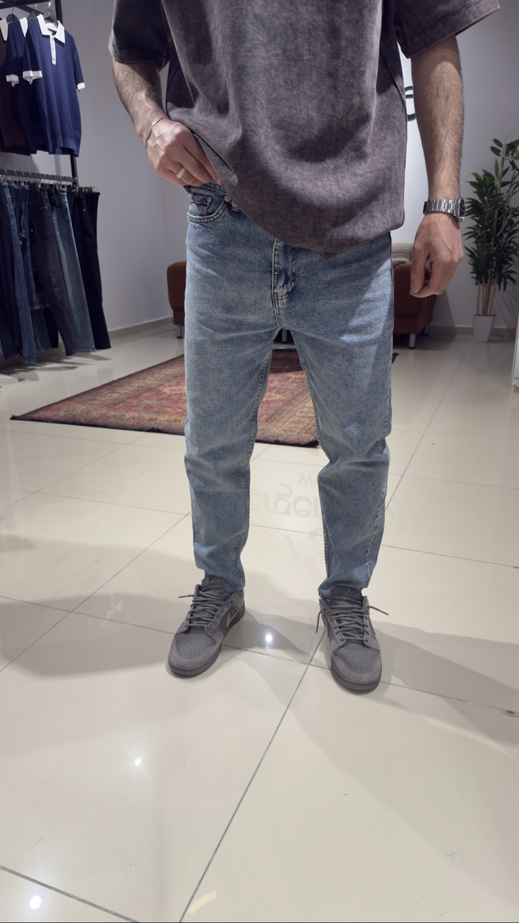Boyfriend Jean Eskitme Mavi