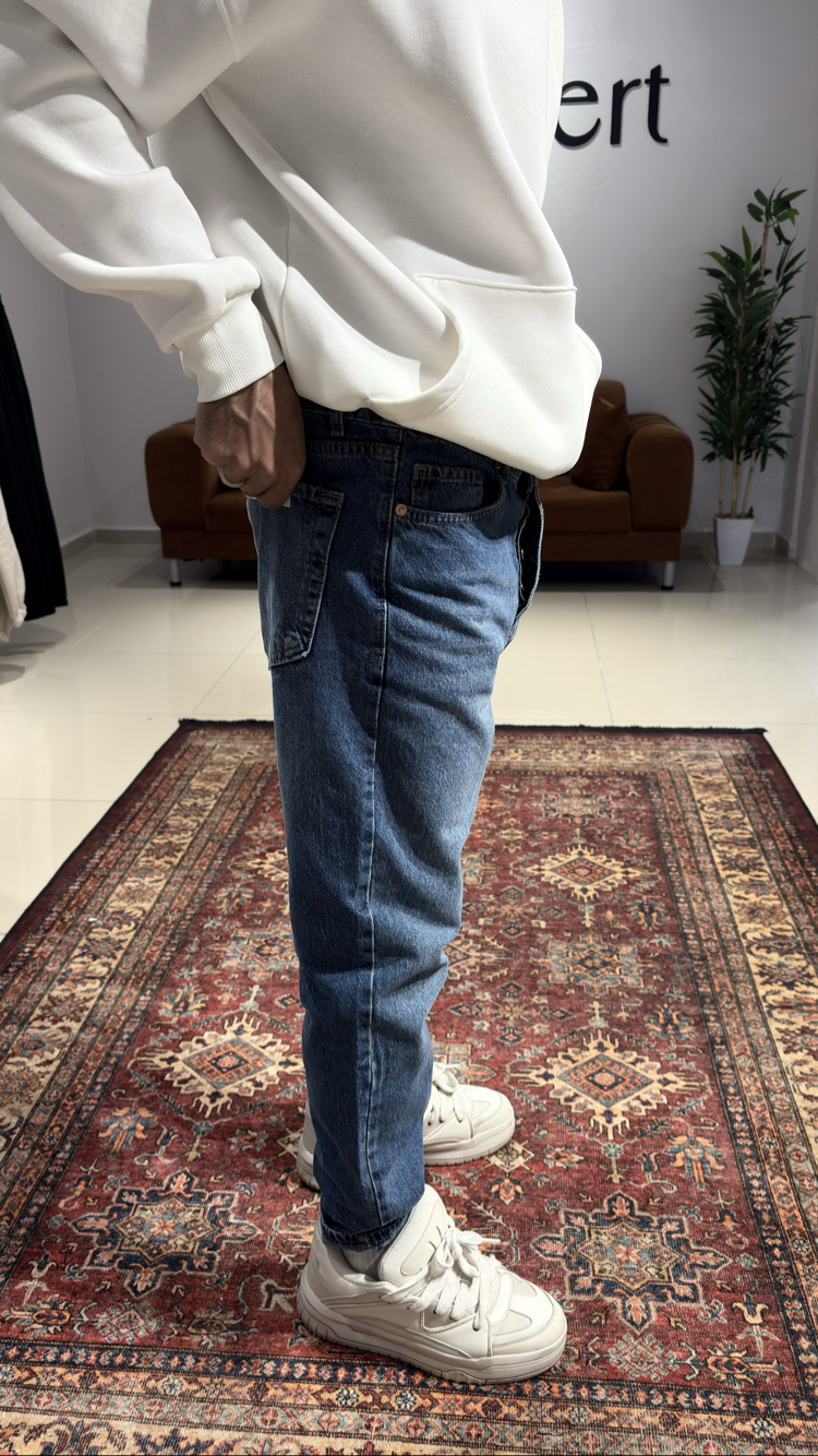 Taşlamalı Boyfriend Jean