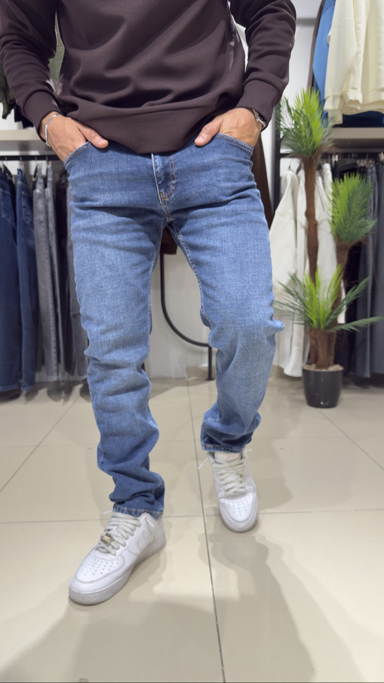 Regular Fit Jean Koyu Mavi 