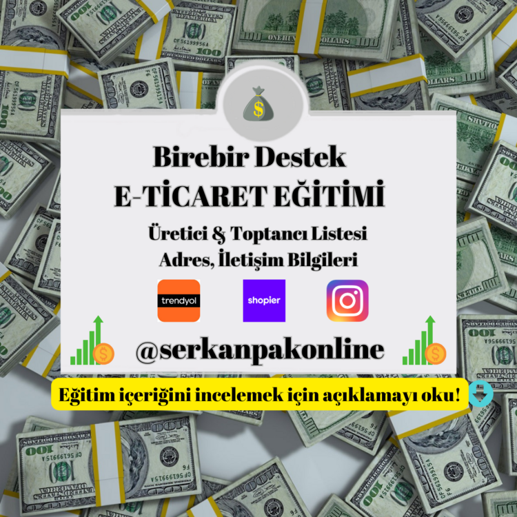 (SIFIRDAN BAŞLANGIÇ)200 Satışa Kadar Birebir Destekli E-Ticaret Eğitimi ve Danışmanlık