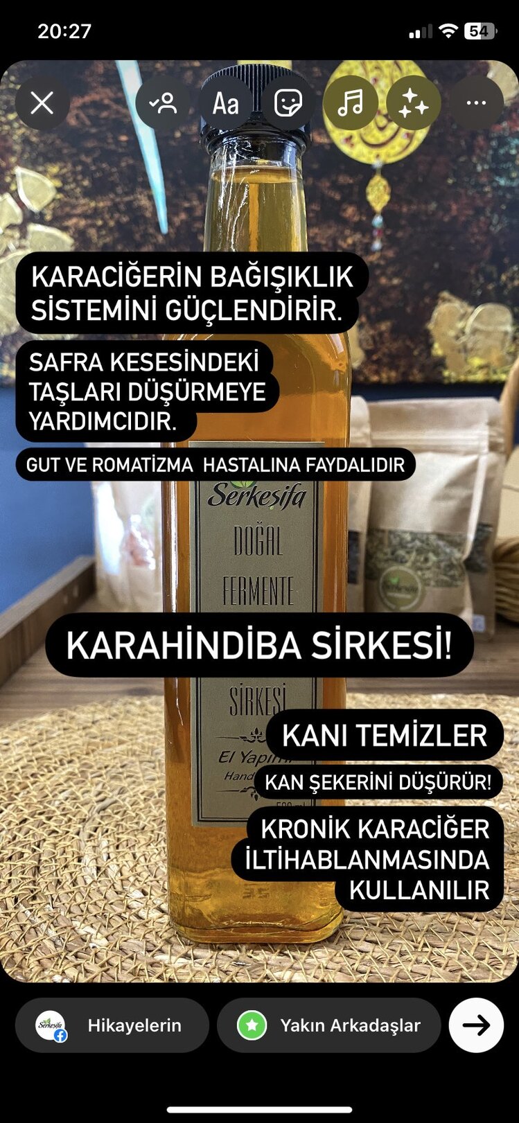 Karahindiba sirkesi 500 ml