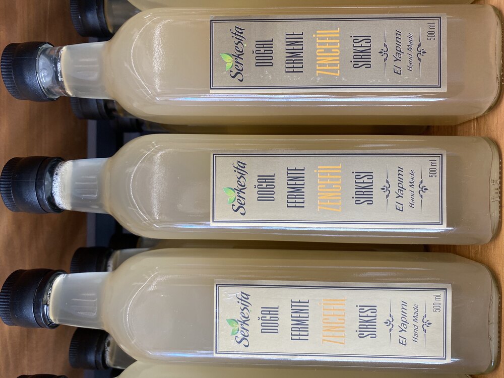 Zencefil sirkesi 500 ml