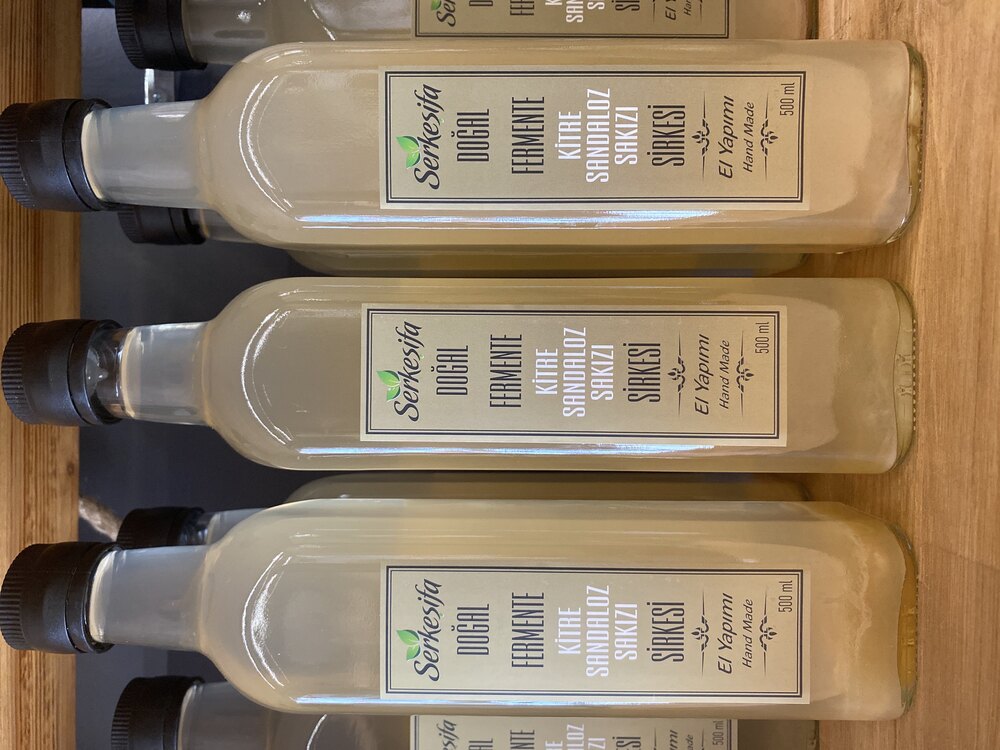 Kitre sandaloz sakızı sirkesi 500 ml