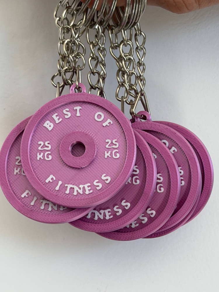 Salonunuzun Motivasyon Kaynağı: Kişiye Özel Fitness Anahtarlık Serisi!
